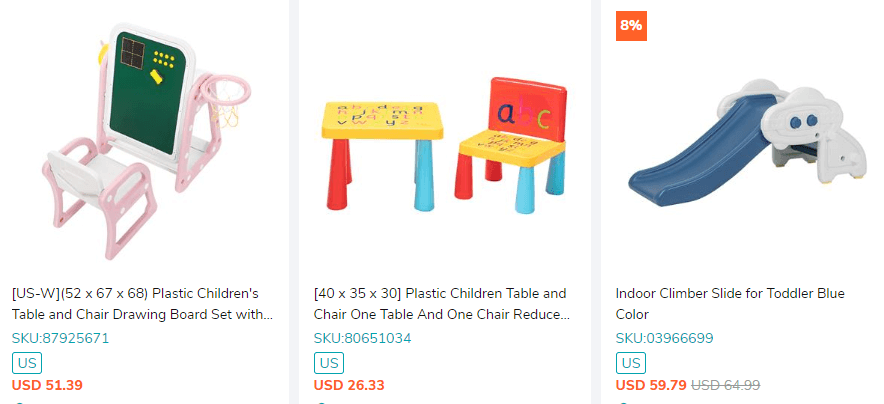 Most Popular Items-Kids Products